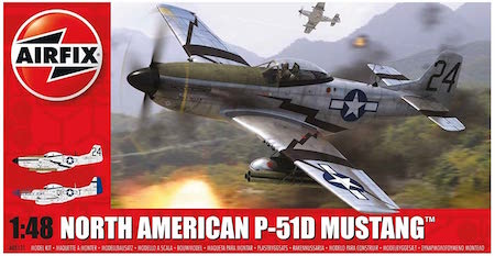 airfix p51d mustang model kits