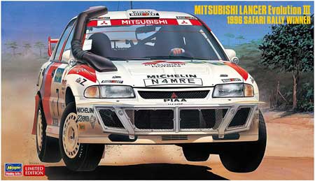 hasegawa lancer evo rally race car model
