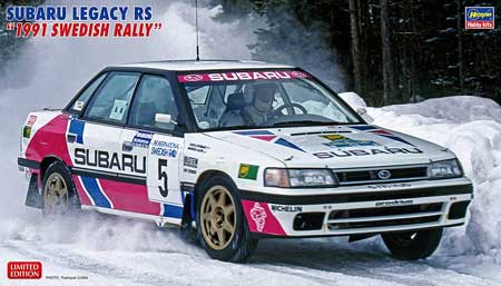 hasegawa subaru rally race car model