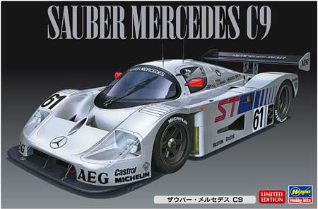 hasegawa mercedes c9 model kit