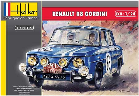heller renault r8 rally model kit