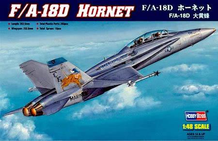 hobby boss f18d hornet model kit