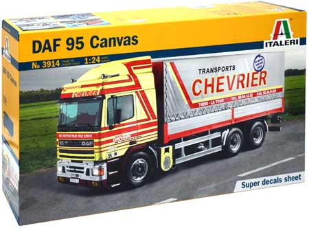 italeri daf 95 canvas truck