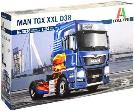 italeri man tgx xxl d38 truck