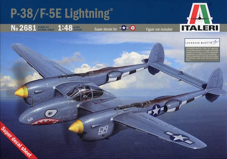 italeri models p38 lightning kit