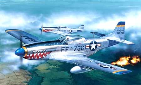italeri p51d model aircraft