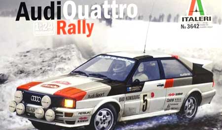 italeri quattro audi model kit