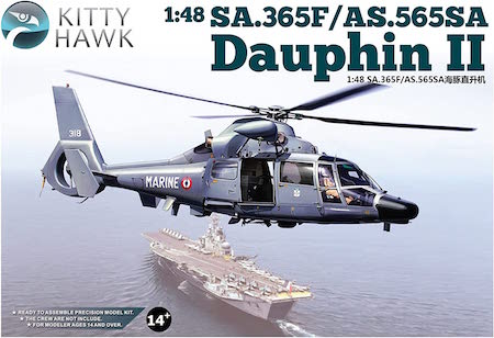 kitty hawk dauphin II model kit
