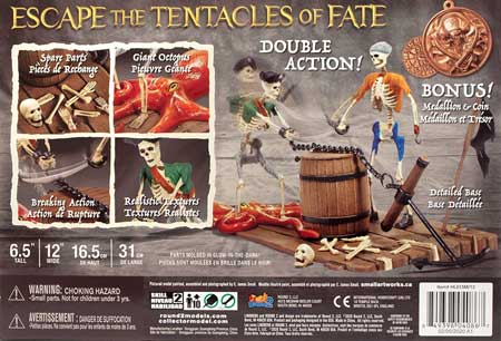 lindberg tentacles fate pirate model kit