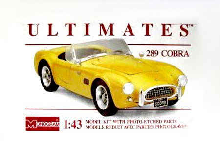 monogram ultimates shelby cobra 289 model kit
