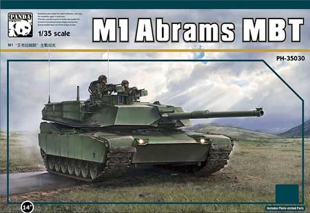 panda hobby m1 abrams tank model