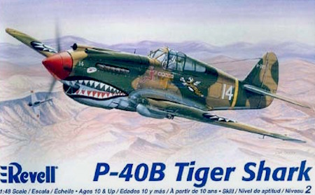 revell p40 tiger shark model kit
