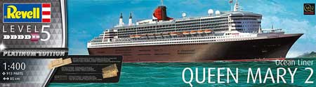 revell queen mary model