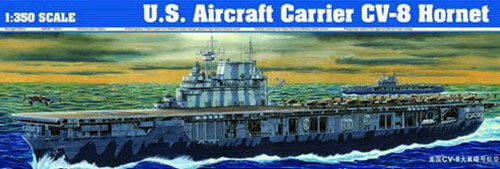 Trumpeter uss hornet cv8 aircraft carrier ship model