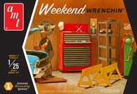 amt garage shop tools and figure models