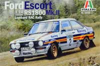 italeri rally ford escort rs1800 model car