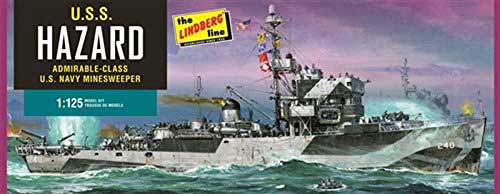 lindberg uss hazard ship model