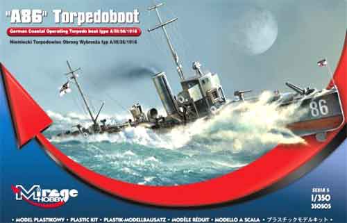 mirage german a86 torpedoboot model ships