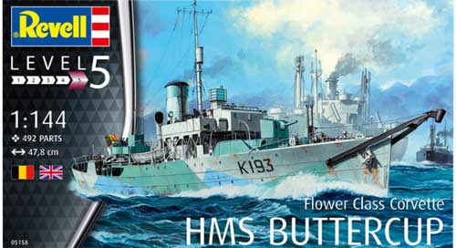 revell hmw buttercup flower class corvette
