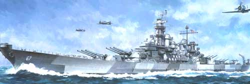 blue ridge uss montana model ship