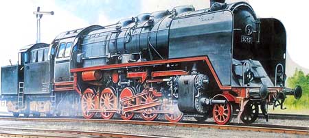 esci br50 locomotive train model kit