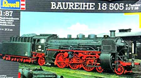 revell br18 locomotive train model kit