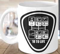 truck coffee mug
