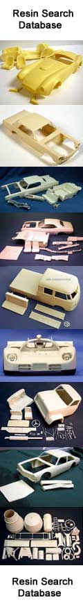 resin model car database