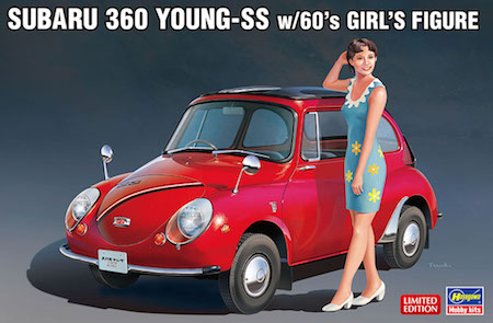 hasegawa subaru 360 with figure