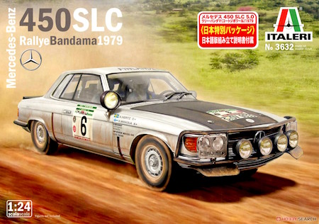 Italeri 3632S 1:24 Mercedes 450 SLC Rally