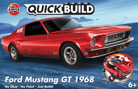 Airfix Quickbuild Ford Mustang GT 1968 Red