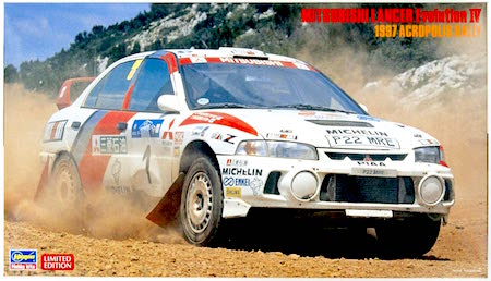 hasegawa lancer evo rally model