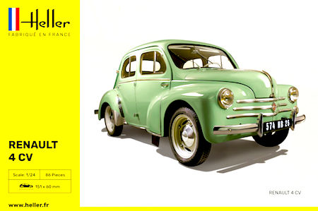 Heller Renault 4 CV Car Model 