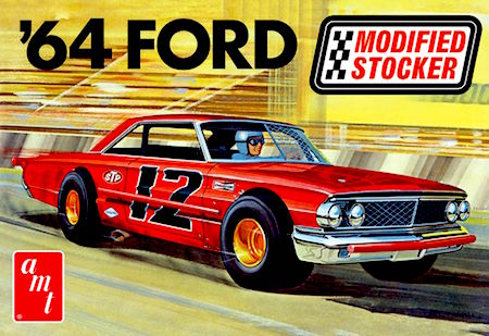 AMT 1383 1964 Ford Galaxie Modified Stocker 1/25