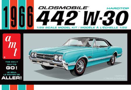 AMT 1966 Olds 442 Hardtop 1:25 Scale Model Kit