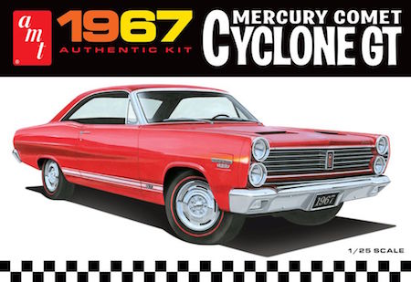 AMT 1967 Mercury Cyclone GT 1:25 Scale Model Kit