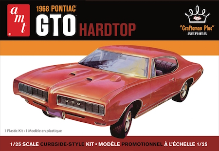 AMT 1968 Pontiac GTO Hardtop Craftsman Plus 1:25 Scale Model Kit