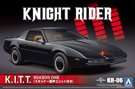 Aoshima Knight Rider: Knight 2000 K.I.T.T. (Season 1 Ver.) 1:24 Scale Vehicle Model