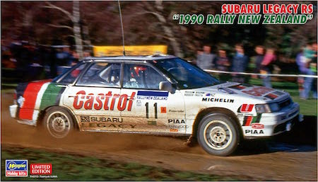 Hasegawa 1/24 Subaru Legacy RS 1990 Rally New Zealand Plastic Model 20636