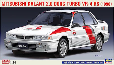 Hasegawa 20627 1/24 Mitsubishi Galant 2.0 DOHC Turbo VR-4 RS Model Kit,