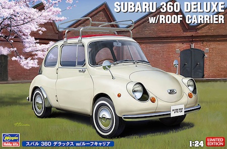 Hasegawa Subaru 360 Deluxe with roof carrier