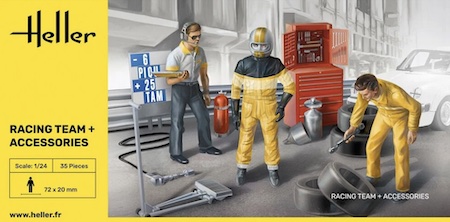 heller race crew model set