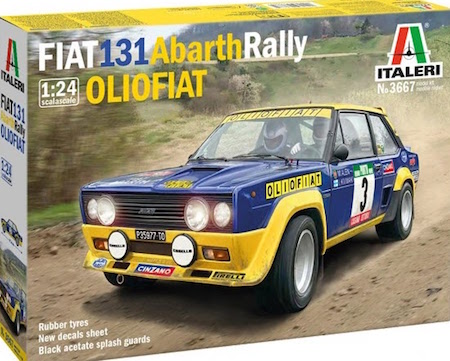 Fiat 131 Abarth italeri olio