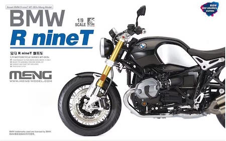 Meng 1/9 Scale R NineT (Pre-Colored Edition) - Plastic Model Building Kit MT-003S