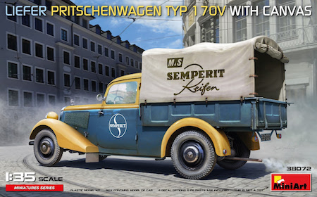 Miniart  Liefer Typ170V Pritschenwagen with Canvas