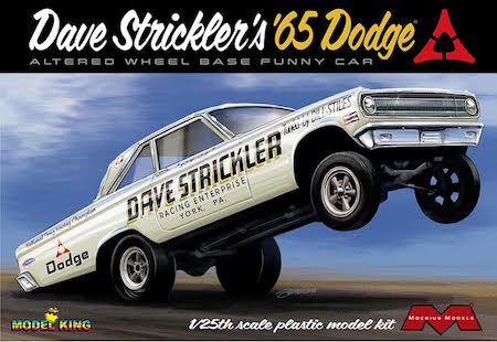 Moebius Models 2451 1/25 Dave Strickler's 1965 Dodge Funny Car 