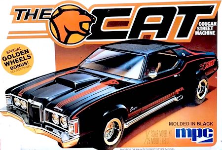 MPC 1973 Mercury Cougar The Cat 1:25 Scale Model Kit