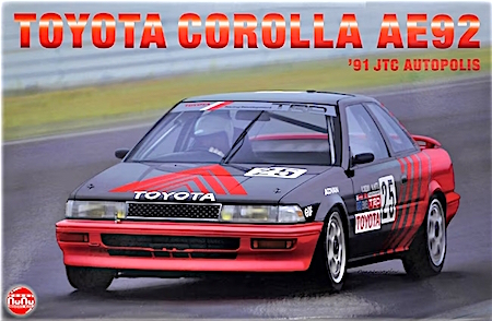 Platz NuNu 1/24 Racing Series Toyota Corolla Levin AE92 Gr.A 1991 Autopolis Plastic Model PN24025