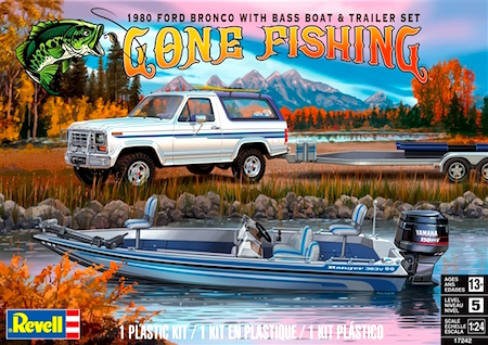 Revell Ford Bronco w/Bass Boat & Trailer