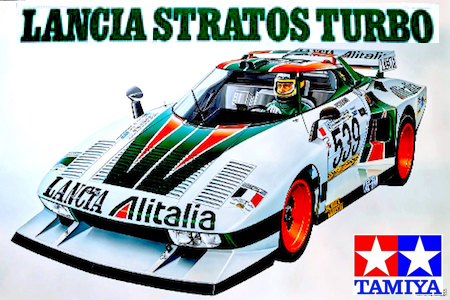 Tamiya 25210 1/24 Lancia Stratos Turbo Plastic Model Kit